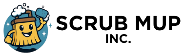 Cartoon robot holding a smartphone, smiling.